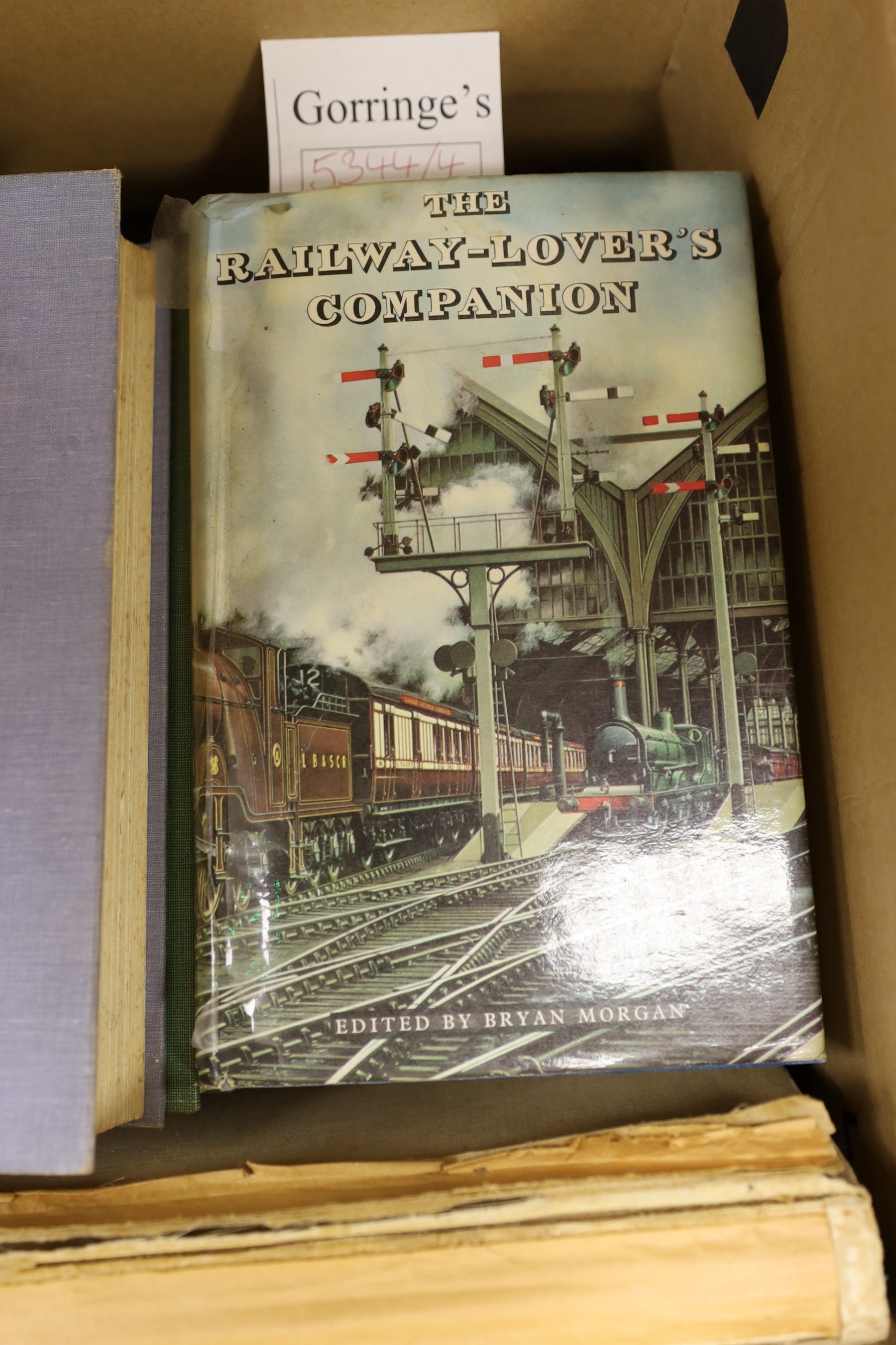 Miscellany of clothbound books - mostly 20th century; including Murray,Margret - Egyptian Temples (1935); Morgan, Bryan - The Railway Lover's Companion (1963); Buccheim, Lothar-Gunther-U-Boat (uncorrected advance proofs,